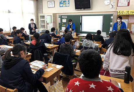 平成30年度　小学校出前授業のようす